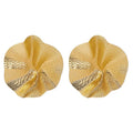 Vintage Circle Stud Earrings | Gold Geometric Statement Jewelry