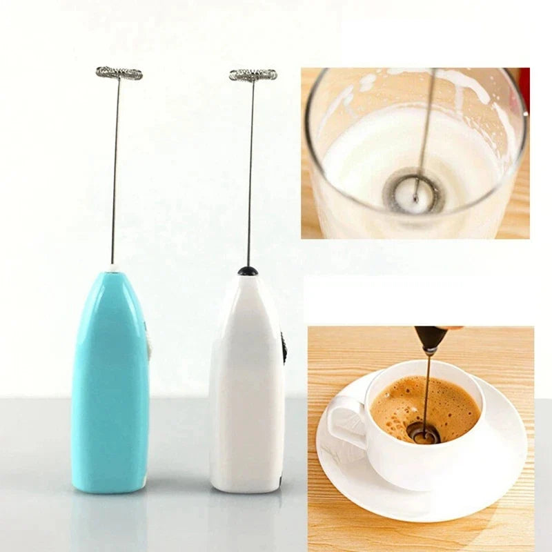 Mini Electric Egg Beater | Handheld Milk Frother and Coffee Whisk
