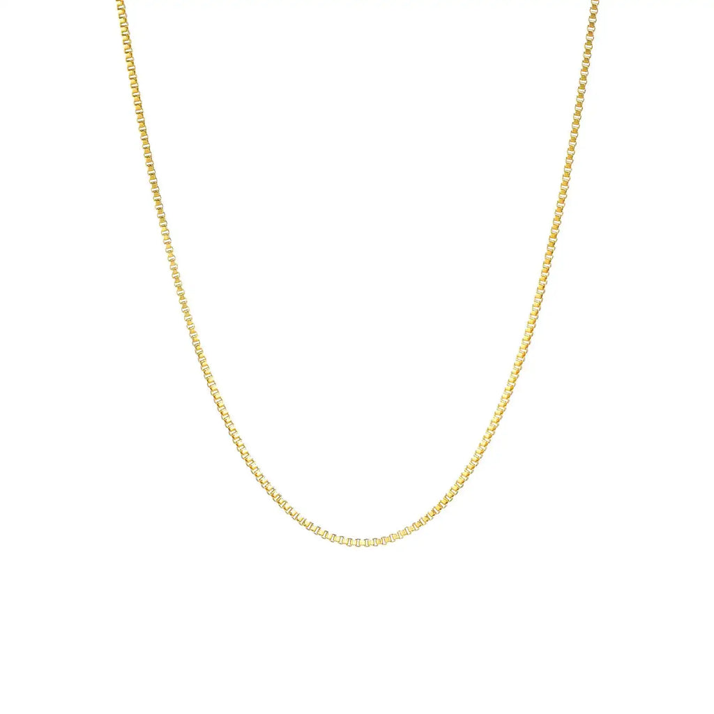 Stainless Steel Box Chain Necklace for Women | Hip Hop Fashion Jewelry Gift