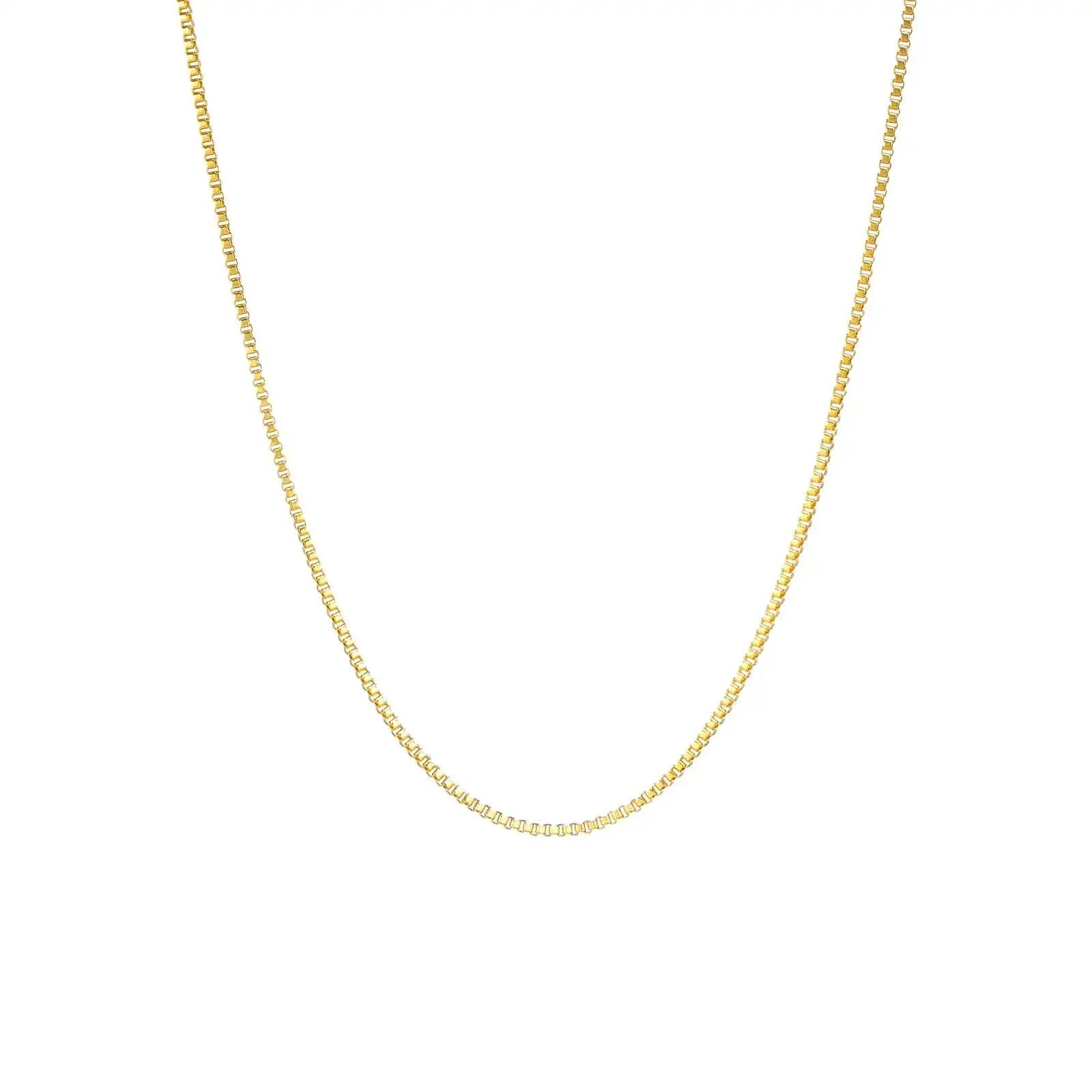 Stainless Steel Box Chain Necklace for Women | Hip Hop Fashion Jewelry Gift