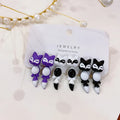 Handmade Polymer Clay Animal Earrings | Cute Dinosaur Cat Dog Stud Earrings for Women