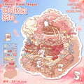 3D Cartoon Trumpet Sticker Set | Miniature Scene Collage DIY Decals