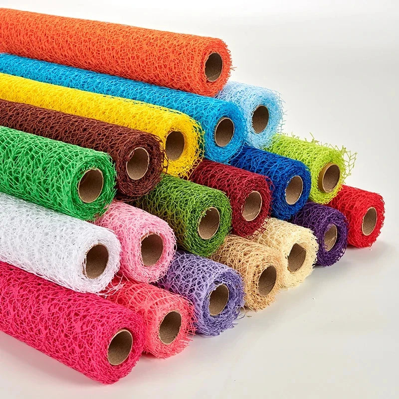1 Roll Korean Style Jacquard Net Ribbon | Flower Bouquet Packaging DIY Material