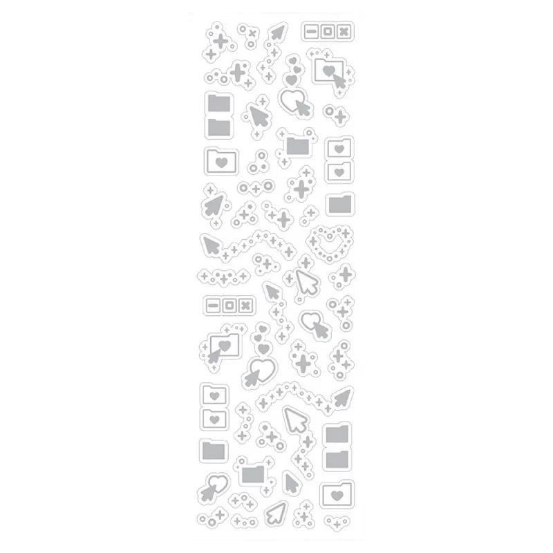 Cute Decorative Paper Stickers for Photocards and Scrapbooking | Kawaii Toploader Sticker Pack