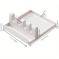 Plastic Spoon Rest with Chopstick Slot | Kitchen Counter Organizer