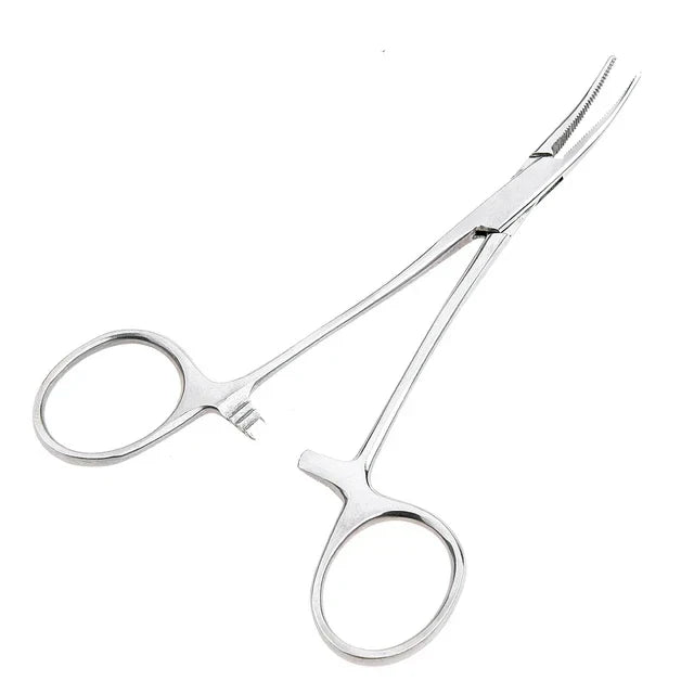 1pc Stainless Steel Hemostatic Forceps | Locking Clamps for Surgery, Fishing, and Crafting