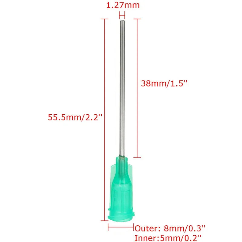 10Pcs Liquid Dispenser Syringe Blunt Needle Tips | Stainless Steel Glue Dispensing