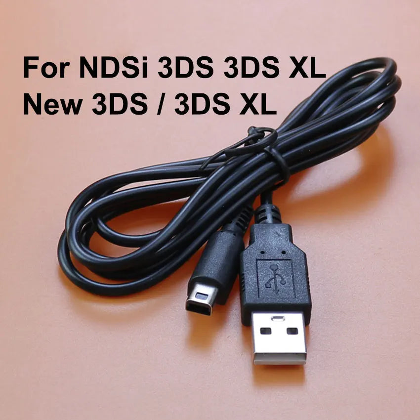 USB Power Charging Cable for Nintendo NDS Lite NDSi GBA SP Game Boy New 3DS LL XL | Retro Gaming Charger