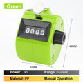 Manual Counter Mechanical Tally Handheld Rotary Clicker Counter | Resettable People Counting Tool