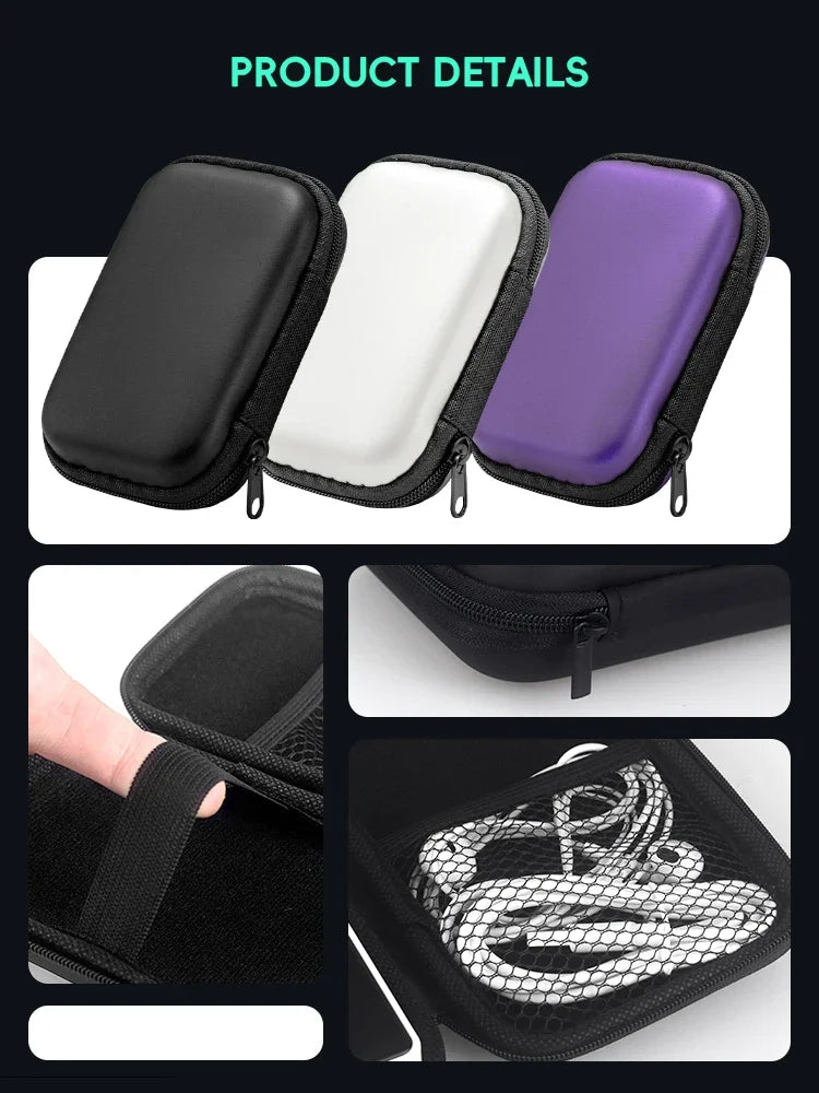 Data Frog Portable Handheld Console Carrying Case | Retro Gaming Travel Bag