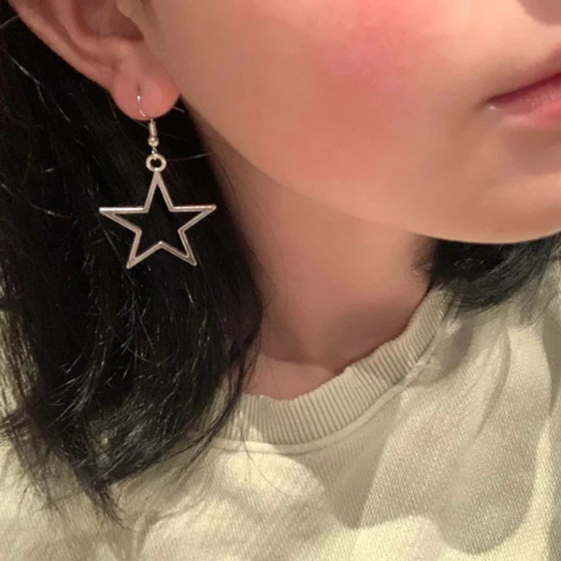 Vintage Star Drop Dangle Earrings | Women's Fashion Jewelry