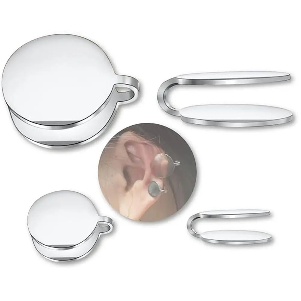 Stainless Steel Clip On Earrings No Piercing Keloid Pressure Earrings | Non-pierced Ear Cuff for Cartilage