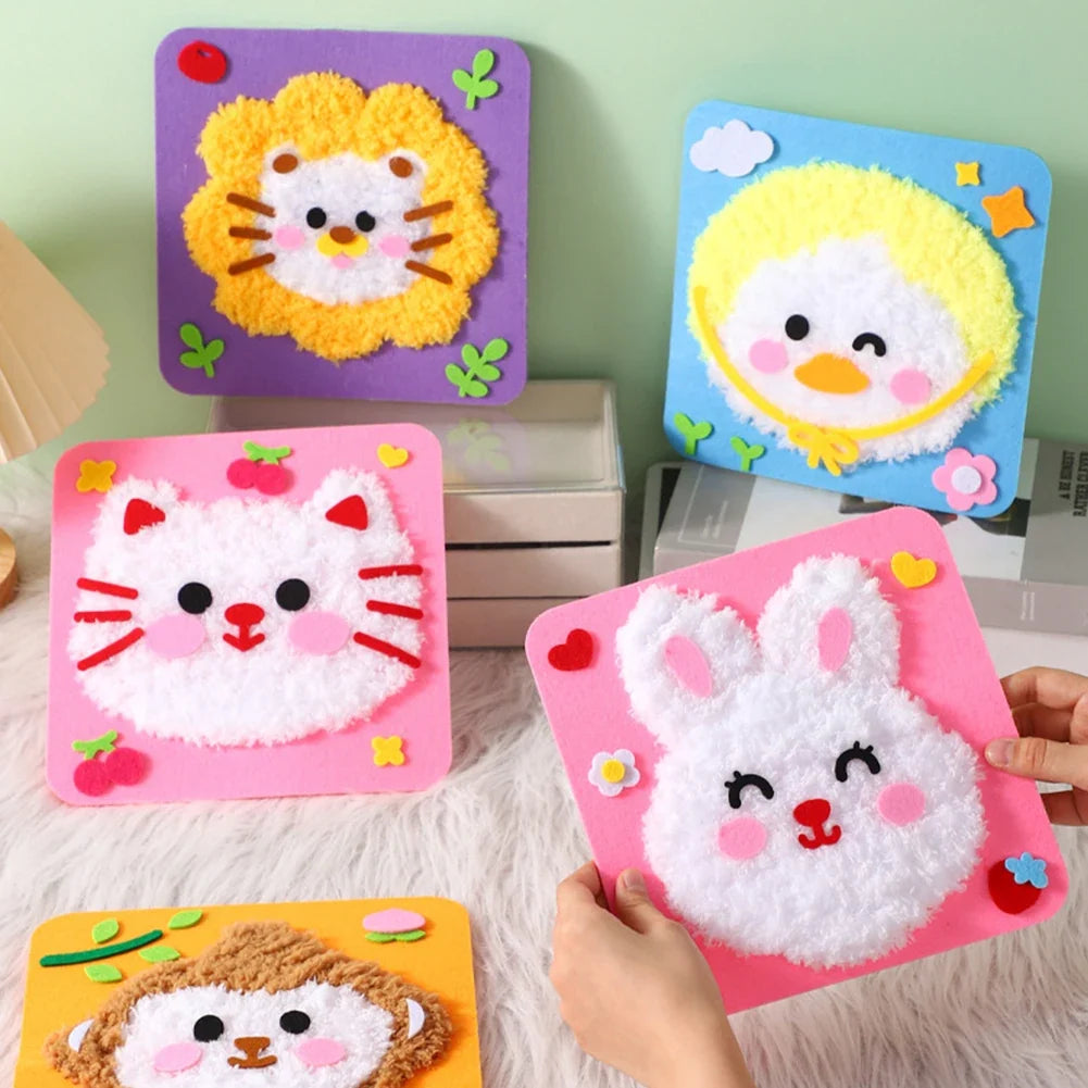 Creative DIY Sewing Kit for Beginners | Cute Animal Embroidery Doll Set