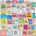 Self Affirming and Motivating Waterproof Graffiti Stickers | 50 Pack for Helmet and Bicycle