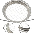 Stainless Steel Round Grid Egg Slicer | Multi-Function Fruit and Vegetable Chopper