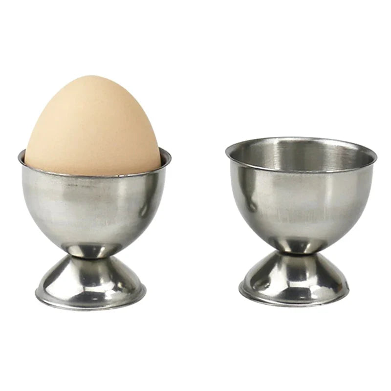 Stainless Steel Egg Cup Holder | Soft Boiled Egg Rack for Breakfast