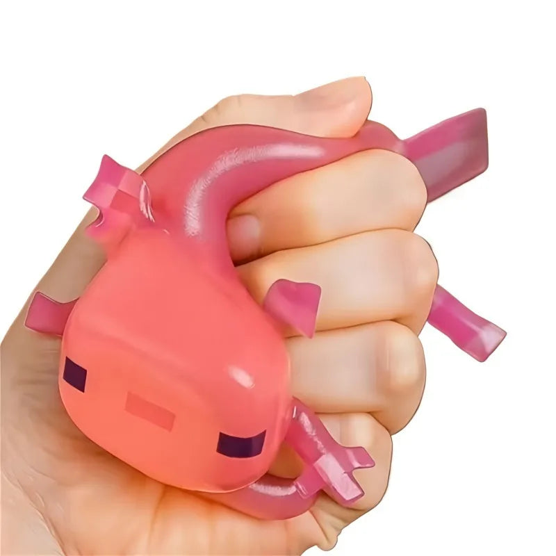 Cute Salamander Fidget Squishes | Slow Rising Squeeze Toy for Stress Relief