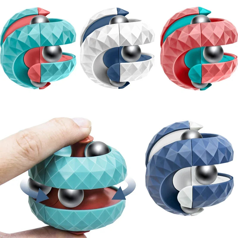 Orbit Ball Cube Fidget Toy | Anti Stress Sensory Toy for Kids Focus Training