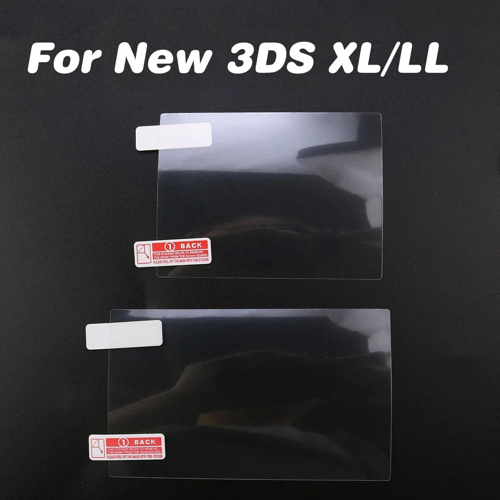 1Set Protective Film For New 3DS XL LL Clear Top Bottom Screen Protector Films For Nintend 3DS XL/LL