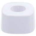Compact Electric Mosquito Swatter Charging Base | White Storage and Pest Control