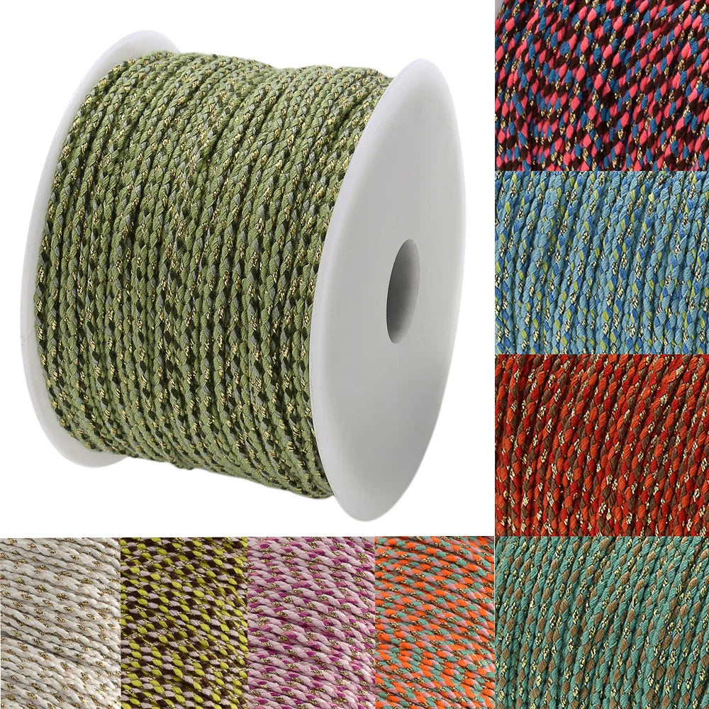 2mm Natural Cotton Rope 10m | DIY Craft Cord for Jewelry and Bohemian Decor
