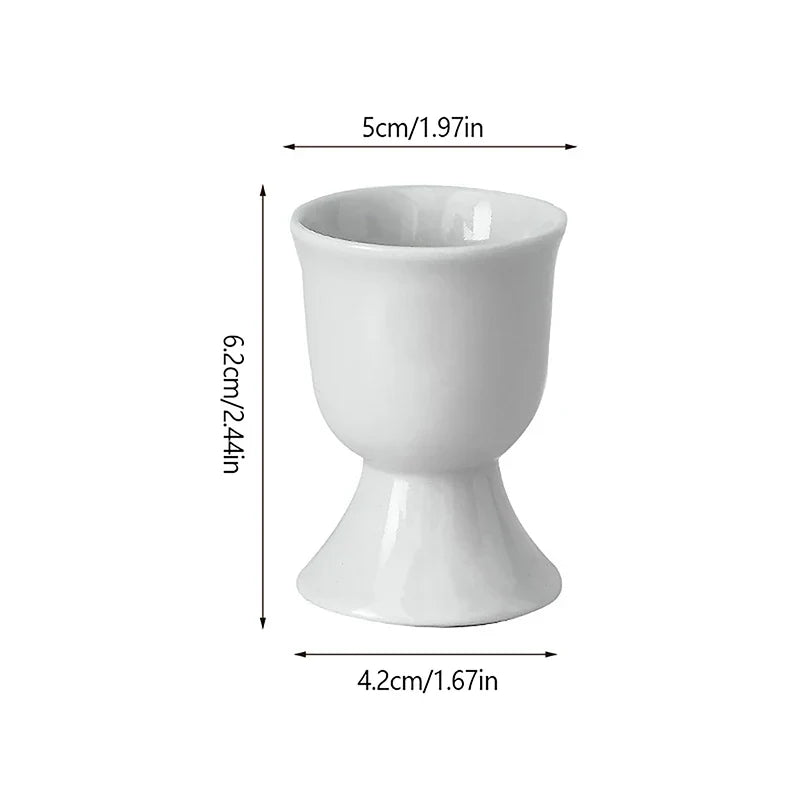 Egg Cup Holders Candy Color | Ceramic Creative Serving Cups Breakfast
