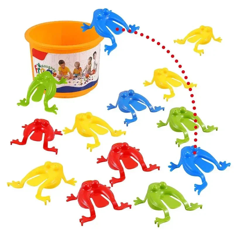 Jumping Frog Fidget Toy Set | Stress Relief Bounce Toy for Kids