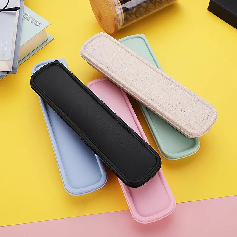 Portable Tableware Storage Box | Multicolor Cutlery Case for Travel and Home