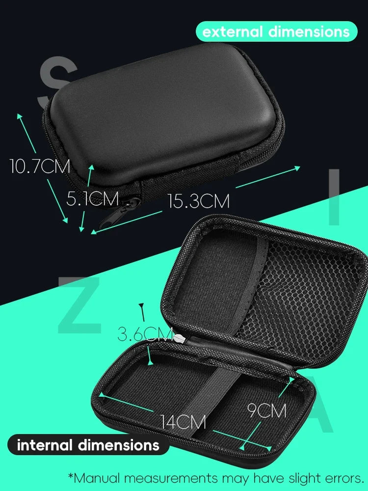 Data Frog Portable Handheld Console Carrying Case | Retro Gaming Travel Bag