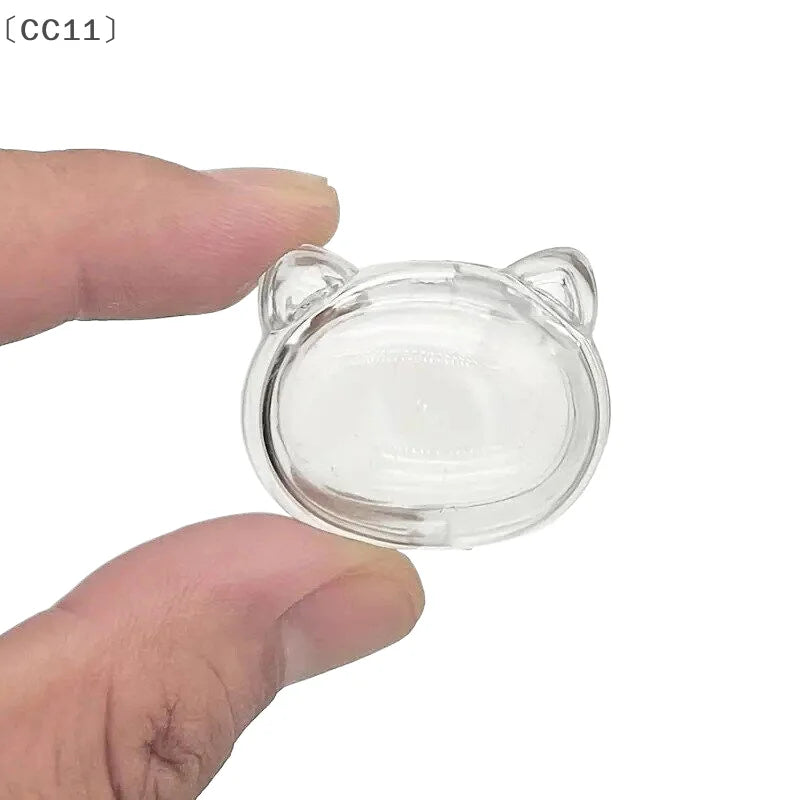 2pcs Pet Hair Keepsake Box | Transparent Dog Cat Fur Storage for DIY Memorial Decor