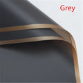 Golden Border Rose Wrapping Paper 5 Pack | Half Transparent Korean Style Gift Packing