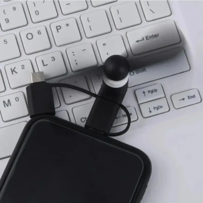 USB Phone Cooler | 3 in 1 Mini Fan for iPhone and Samsung