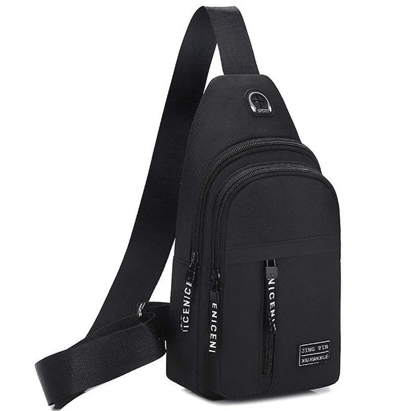 Men Shoulder Chest Bag | Travel Crossbody Sling Pack