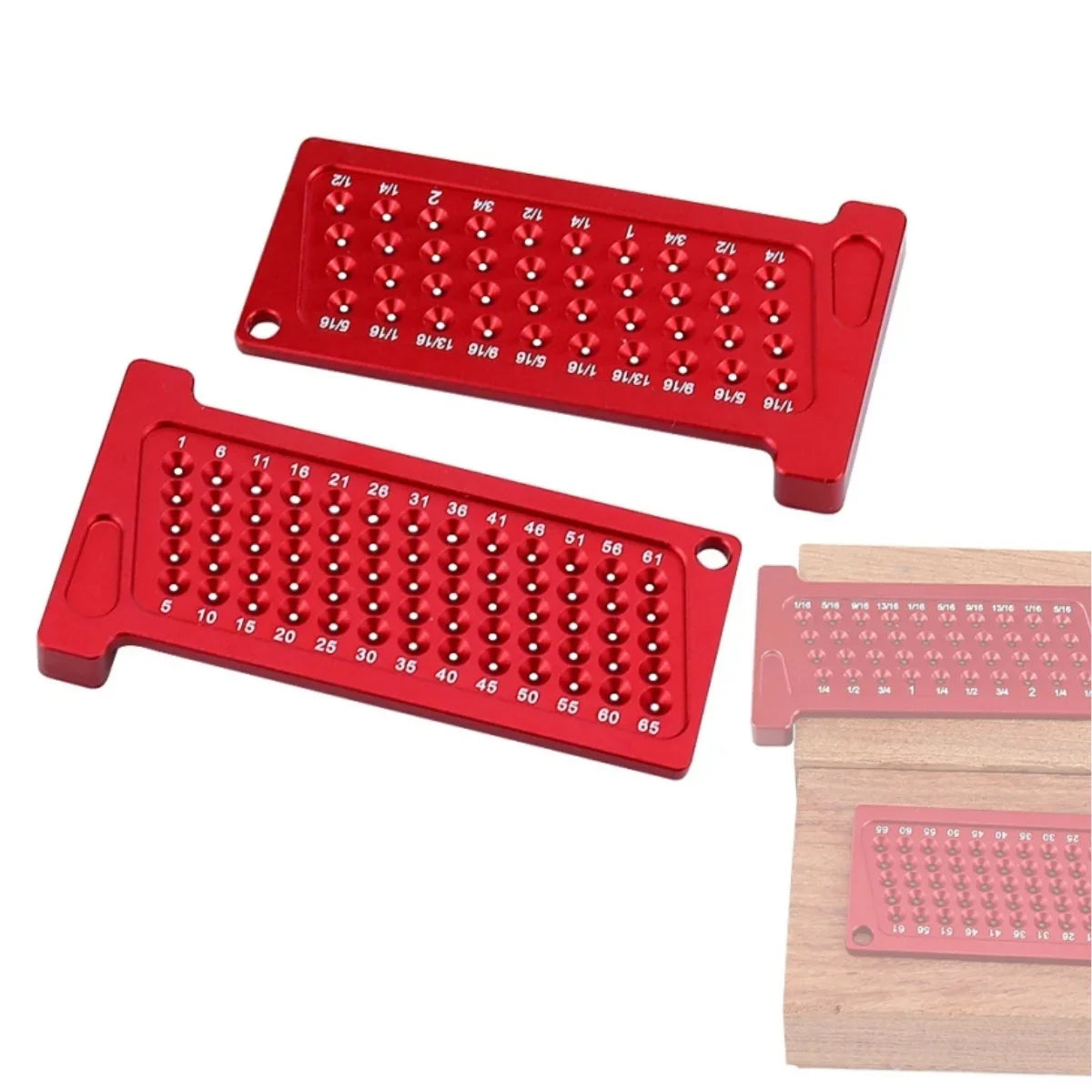 Woodworking T-Square Hole Scribing Ruler | Metric and Inch Marking Gauge for Right Angle Layout