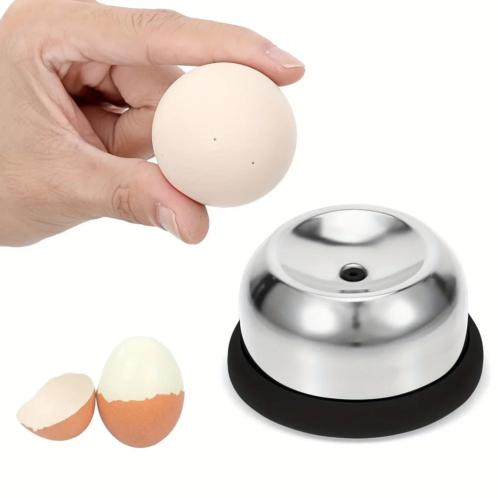 Egg Piercer with Sturdy Base | Stainless Steel Egg Hole Puncher for Perfect Hard Boiled Eggs