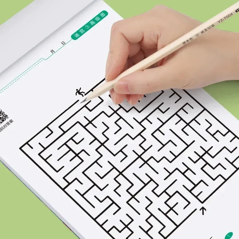 Kid's Maze Game Book | Student Concentration Training and Educational Learning Toy