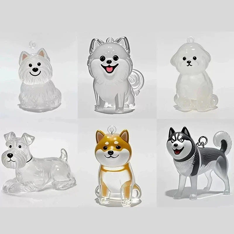 Memory Capsule Keychain | Pet Hair Keepsake Pendant for Dog Lovers