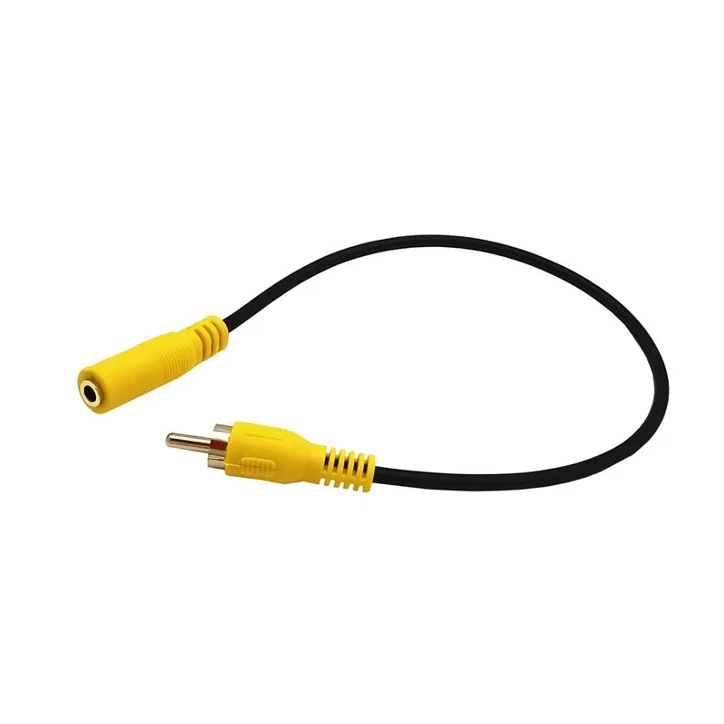 UXG 3.5mm Mini Mono Male to RCA Female Video Audio Adapter Cable | 1FT
