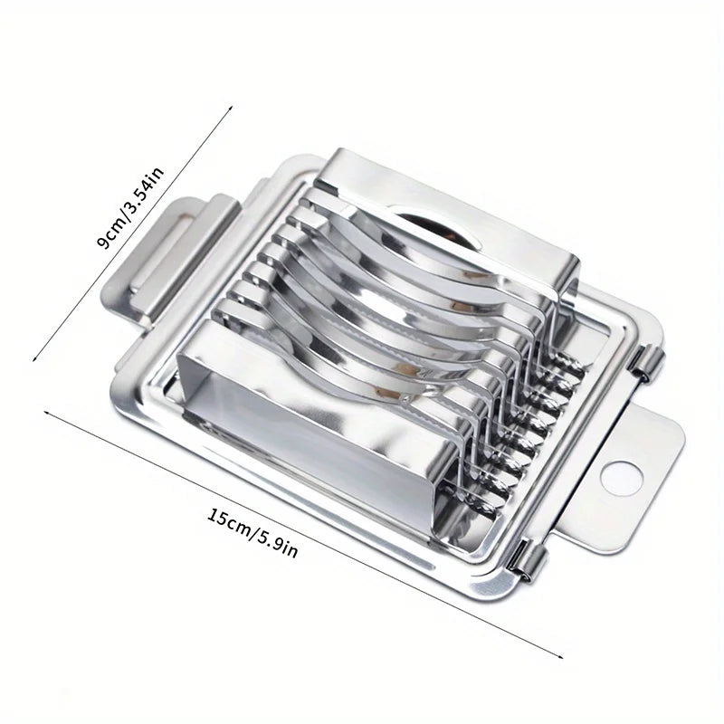 Stainless Steel Egg Slicer | Multi-Functional Kitchen Tool