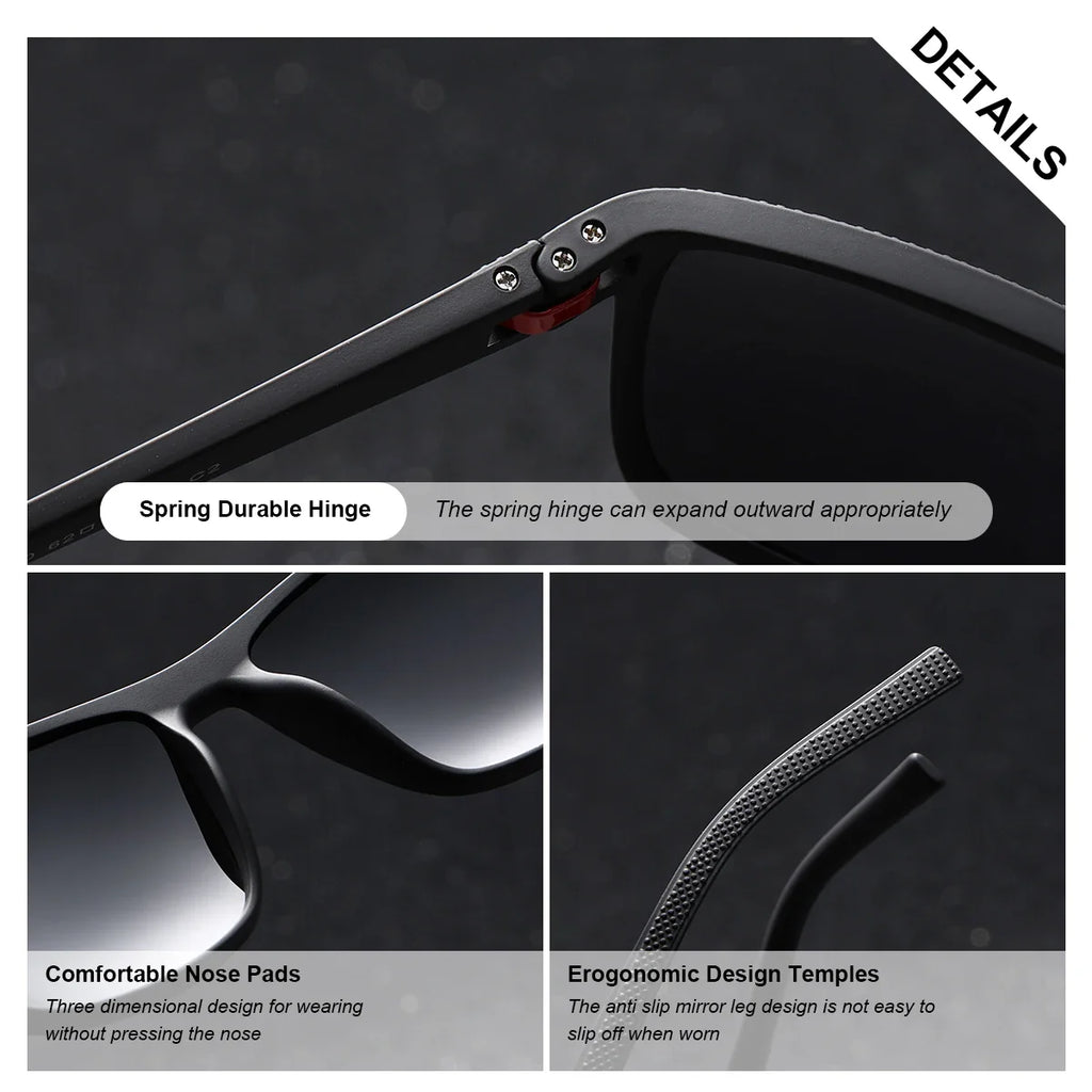 BARCUR Original Trendy White Pink Polarized Sunglasses Lightweight Comfort Square PC Eyewear for Women Sports UVA & UVB Protection Trendy Sun Glasses for Summer