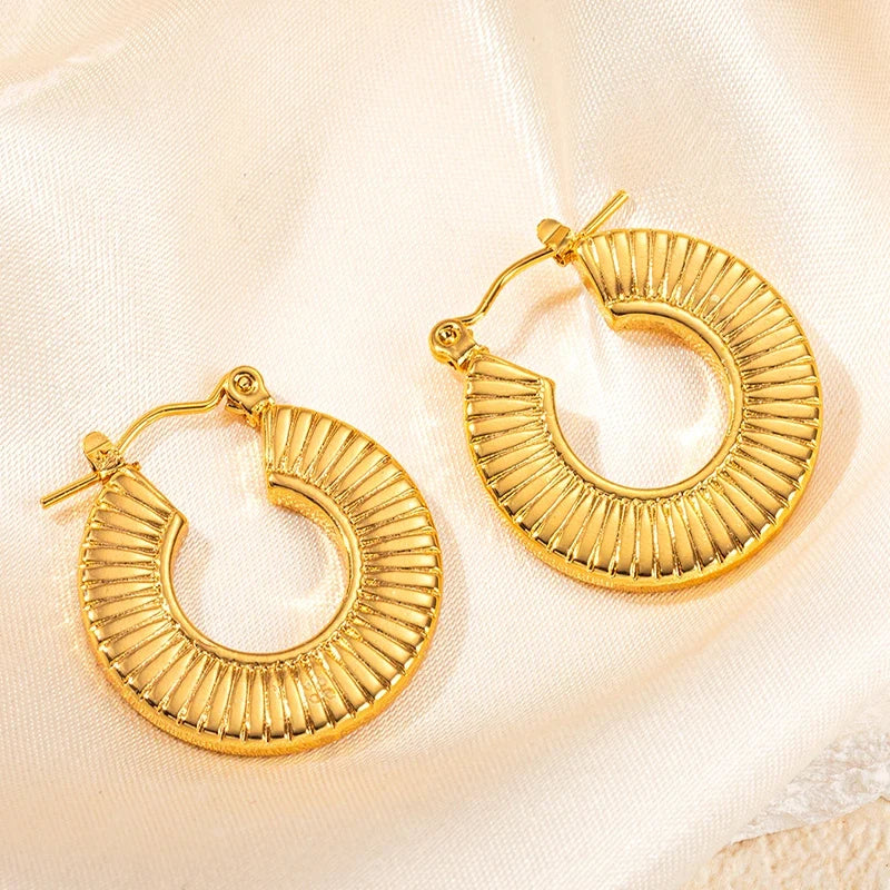 316L Stainless Steel Heart Hollow Irregular Earrings | Niche Drop Earrings for Women