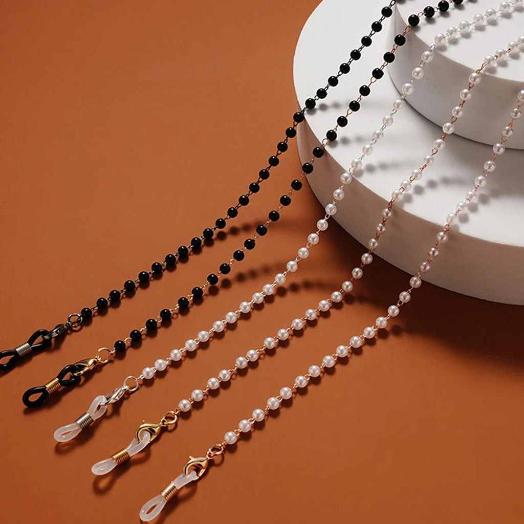 Imitation Pearl Beaded Glasses Chain | Fashion Eyeglasses Accessory for Women
