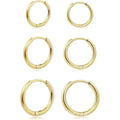 316L Stainless Steel Huggie Hoop Earrings | Hypoallergenic Cartilage Piercing Jewelry for Men and Women