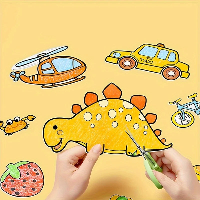 Children's Drawing Kit | 3m Long Doodle Paper Rolls for Creative Fun