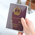 eTya Travel Waterproof Passport Holder | Transparent PVC ID and Credit Card Wallet