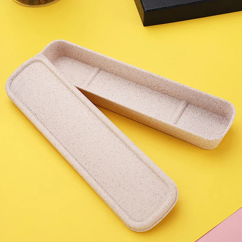 Portable Tableware Storage Box | Multicolor Cutlery Case for Travel and Home