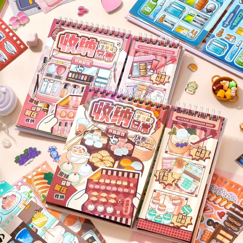 30pcs Daily Life Sticker Book | Organized Journal Supplies