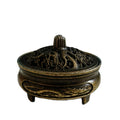 Mini Alloy Antique Three-legged Aromatherapy Stove | DIY Incense Burner Tea Ceremony Decor
