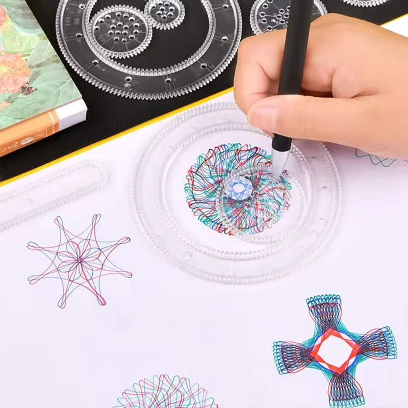 Geometric Drawing Spirograph Set | Creative Art Toy for Kids