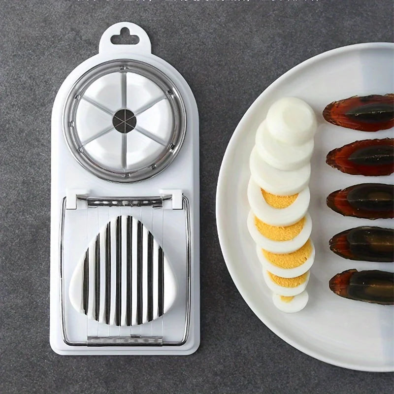 Home Multifunctional Egg Slicer | Boiled Egg and Vegetable Cutter Tool